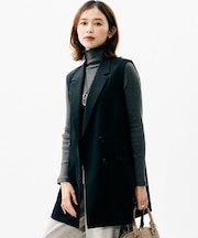 【重ね着レイヤードに/セットアップ可】スラブテーラードカラージレ