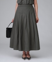【後ろウエストゴム/セットアップ可】ファブリカタックスカート