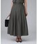 【後ろウエストゴム/セットアップ可】ファブリカタックスカート