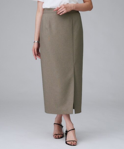 【セットアップ可/洗える】スラブナロースカート