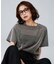 【洗える】ラメシアーTシャツ