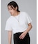 【接触冷感／コットン100／洗える／Tシャツ】半袖天竺プルオーバー