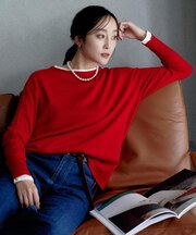 【8色展開/体型カバー】魅せるタイムレスニット