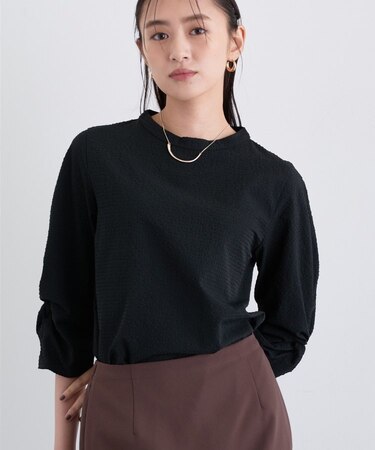 【UVケア／吸汗速乾】スリーブデザインブラウス