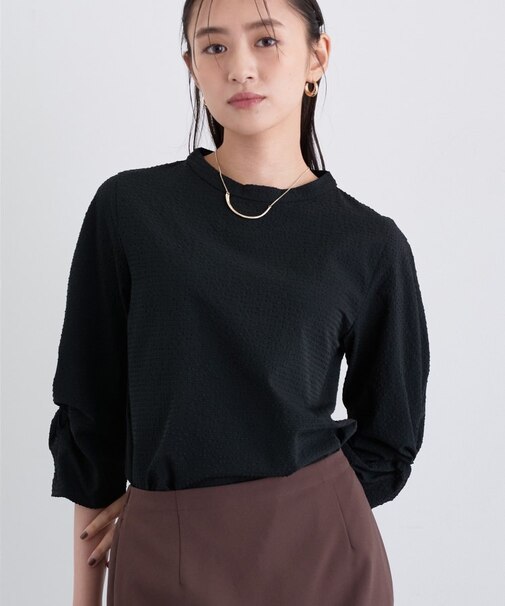 【UVケア／吸汗速乾】スリーブデザインブラウス