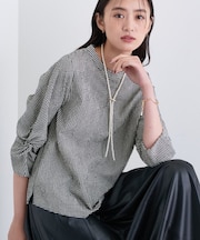 【UVケア／吸汗速乾】スリーブデザインブラウス