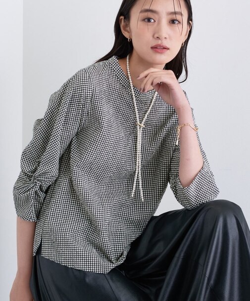 【UVケア／吸汗速乾】スリーブデザインブラウス