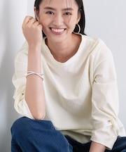 【UVケア／吸汗速乾】スリーブデザインブラウス