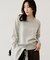 【アンサンブル可/洗える】シルクウールカシミヤ ドルマンスリーブニット