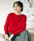 【アンサンブル可/洗える】シルクウールカシミヤ ドルマンスリーブニット