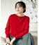 【アンサンブル可/洗える】シルクウールカシミヤ ドルマンスリーブニット