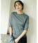 【アンサンブル可/六分袖/洗える】ウールシルクニット