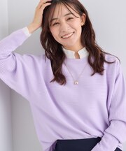 【洗える/体型カバー】美シルエットニット