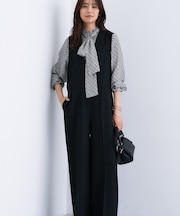 【トレンド／スタイルアップ】ストレッチコンビネゾン