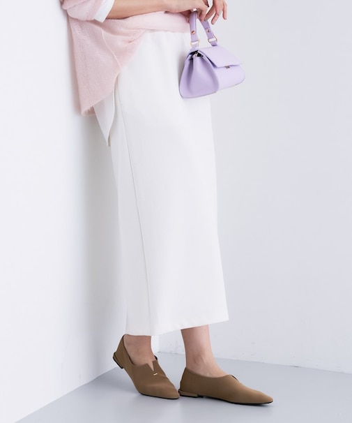 【SETUP可能／Iライン】ダンボールジャージスカート