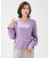 【きれいめ/洗える】ラメ入りワイドボートネックニット