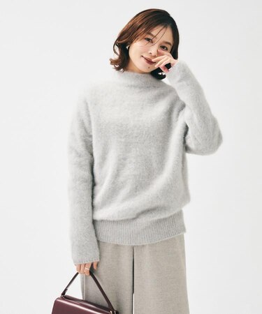 【大人な品格/ふわふわニット】フォックスカシミヤ コクーンニット
