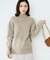 【大人な品格/ふわふわニット】フォックスカシミヤ コクーンニット