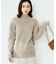 【大人な品格/ふわふわニット】フォックスカシミヤ コクーンニット