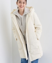 【撥水／洗える】ステッチレス ロングダウンコート