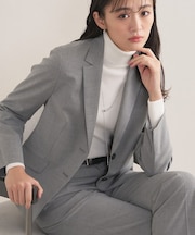 【ウール混／スーツ】テーラードカラージャケット