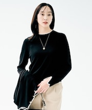 【アンサンブル可/洗える】ウォームスパンニット