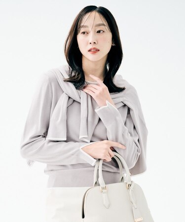 【アンサンブル可/洗える】ウォームスパンニット