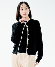 【アンサンブル可/洗える】ウォームスパン カーディガン