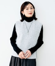 ファンシーツィードライクベスト