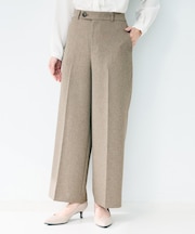 杢調ワイドパンツ