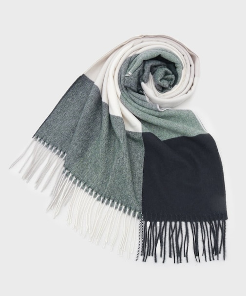 ブロックチェックストール