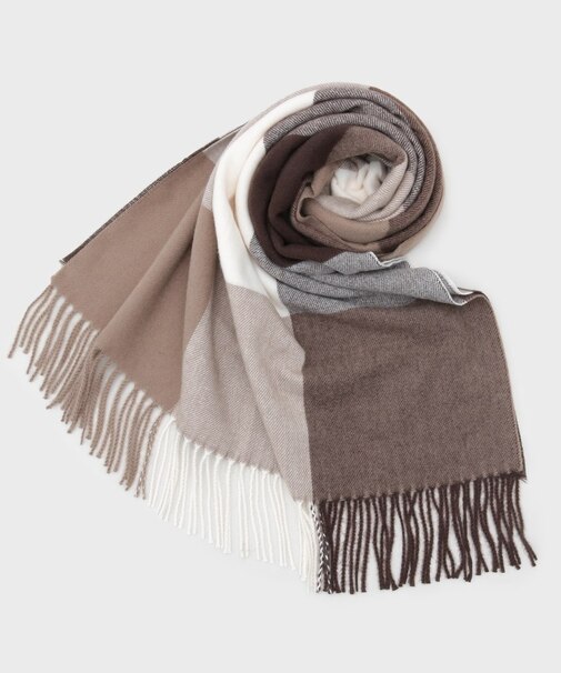 ブロックチェックストール