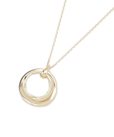 レイヤードリングネックレス