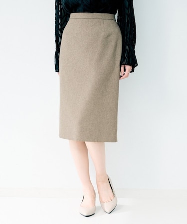 杢調タイトスカート