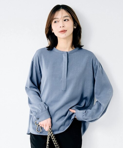 フロントディティールブラウス