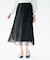 【ウエストゴム/洗える/シアー】シャイニープリーツスカート