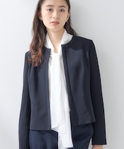 【上品光沢／セレモニー／SETUP可能】切り替えデザインジャケット