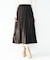 スエードプリーツスカート
