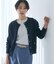 【アンサンブル可/洗える】クルーネックニットカーディガン
