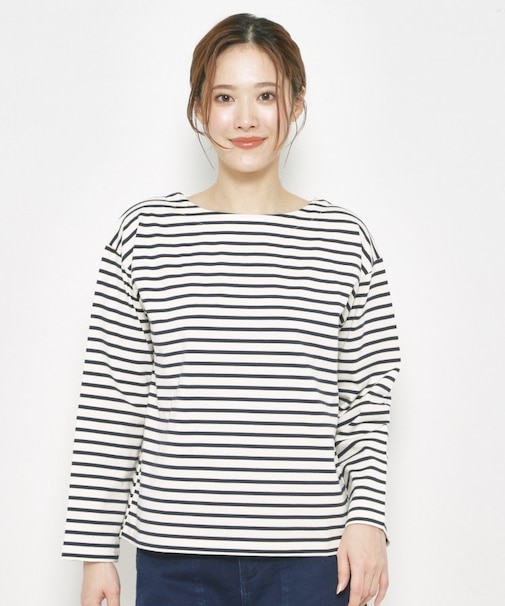 ボーダークルーネック