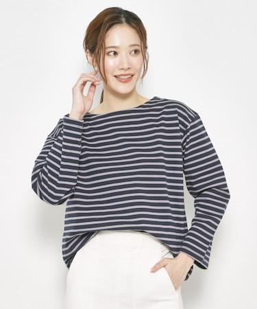 ボーダークルーネック