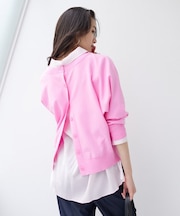 【洗える／前後2WAY／アンサンブル可能】ドルマンスリーブカーディガン