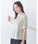【洗える/スーツインナー】タックディティールブラウス