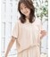 【新色追加／多機能セットアップ】リラクシーキーVネックブラウス