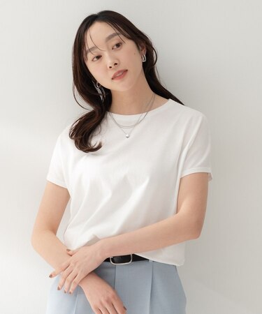 【9色展開/アンサンブル可/洗える】コットンベーシックニット