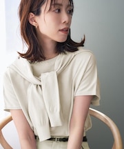 【9色展開/アンサンブル可/洗える】コットンベーシックニット