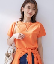 【9色展開/アンサンブル可/洗える】コットンベーシックニット