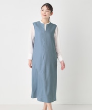 サステナブルデニムライクワンピース
