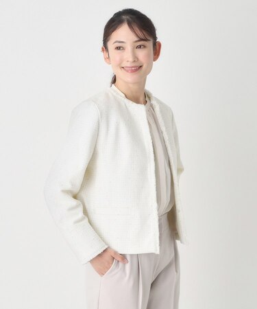 ラメツイードエレガンスジャケット