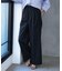 【ウエストゴム】タフタワイドパンツ